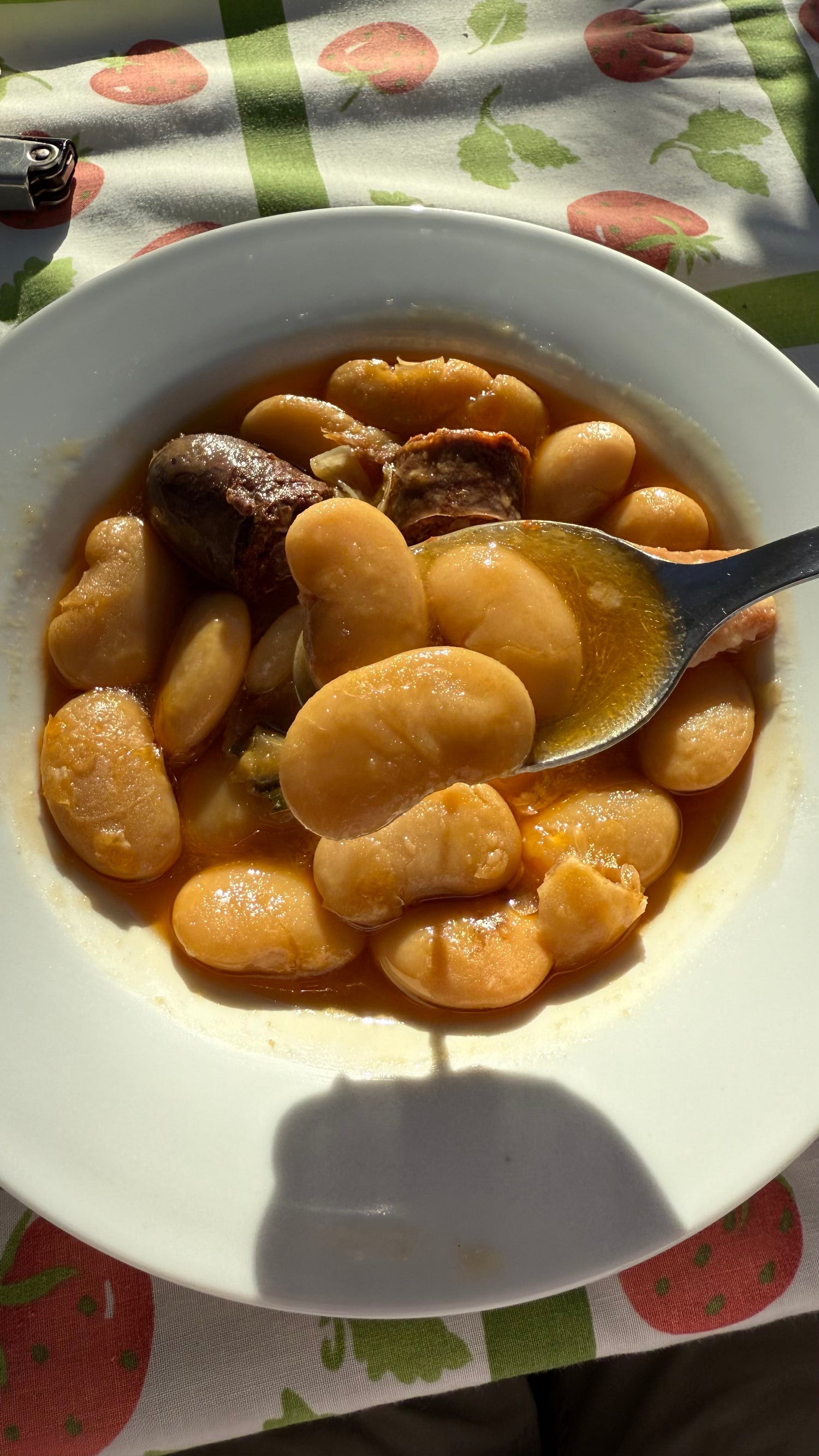 Judiones con compango casero